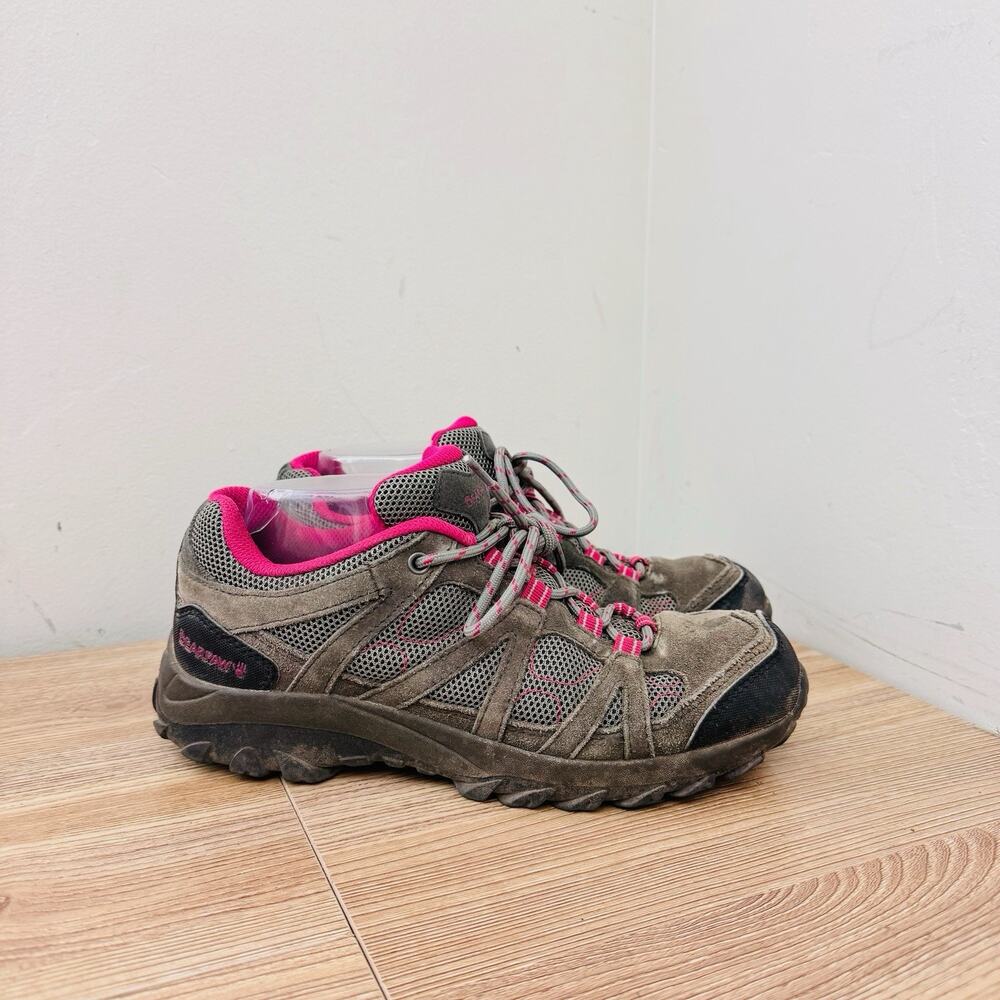 Bearpaw Women's Olympus Hiker shoes Gray And Pink Size 8 - Picture 5 of 11